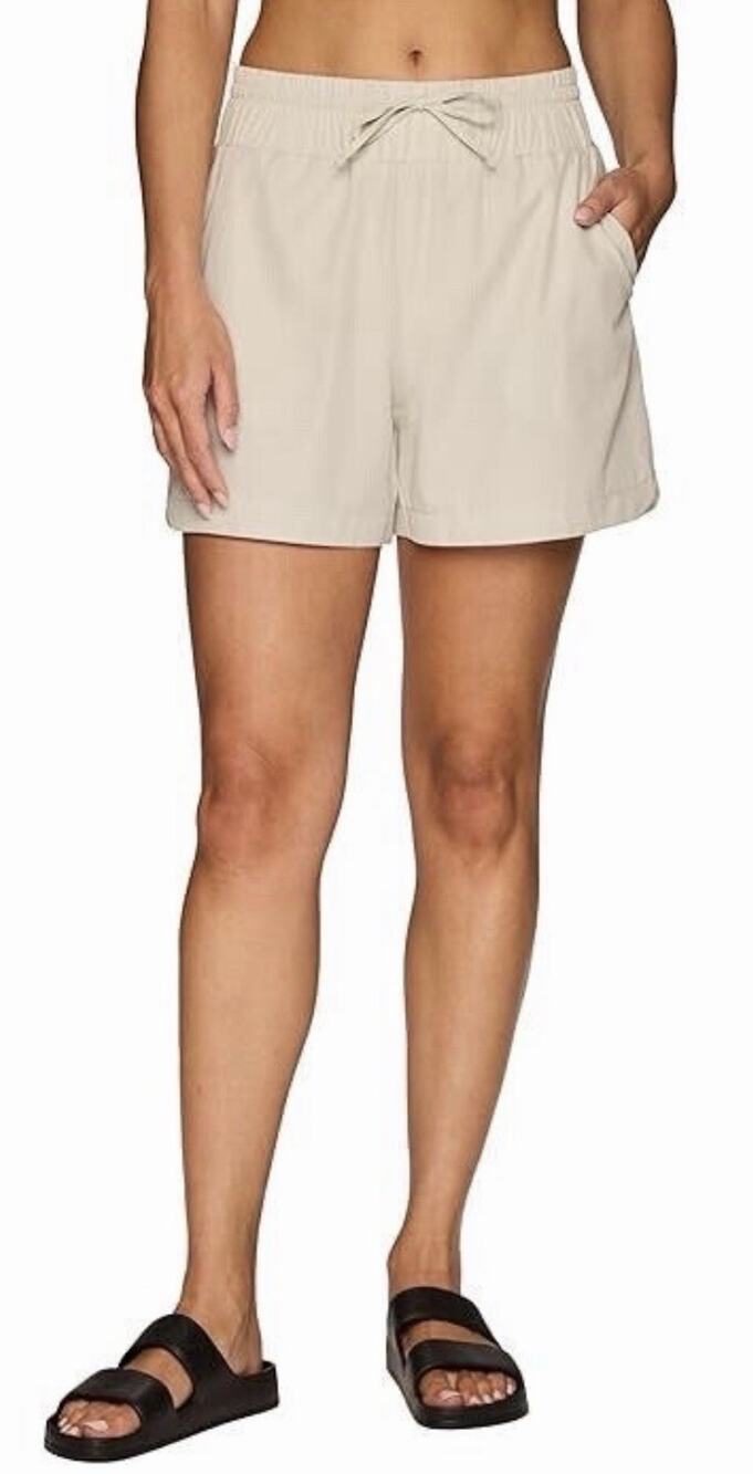 Pacific Trail Ladies' Cozy Shorts Cream Women’s XXL